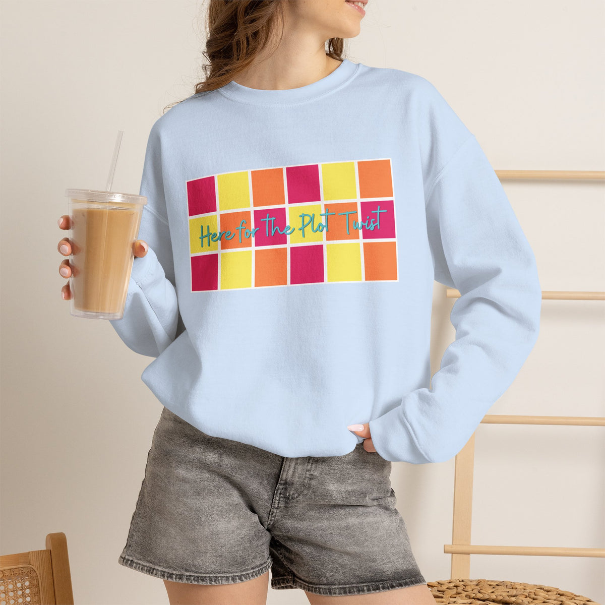 Here for the Plot Twist - Bookish Villa Inspired Sweatshirt