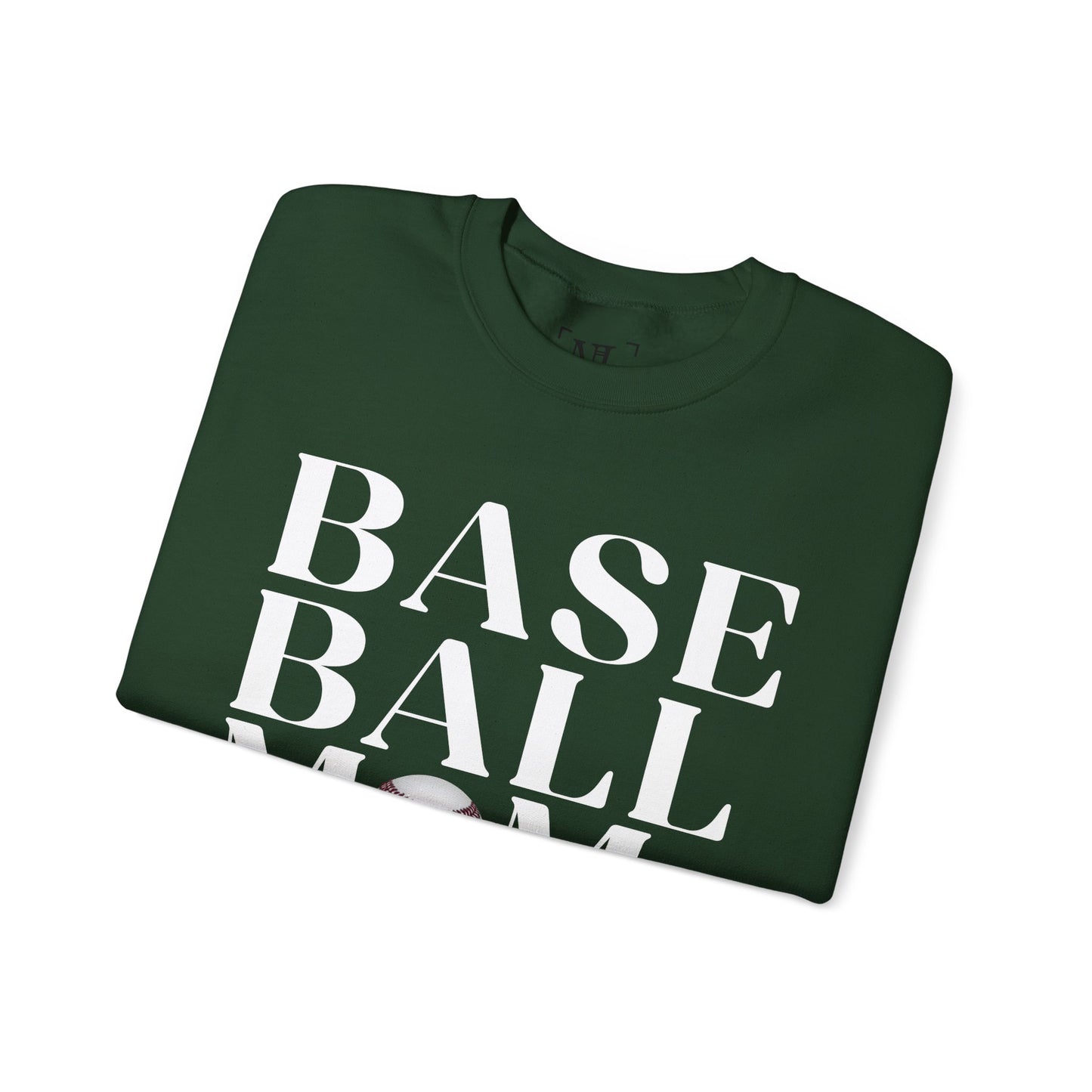 Baseball Mom Crewneck Sweatshirt - Baseball Graphic Pullover for Moms