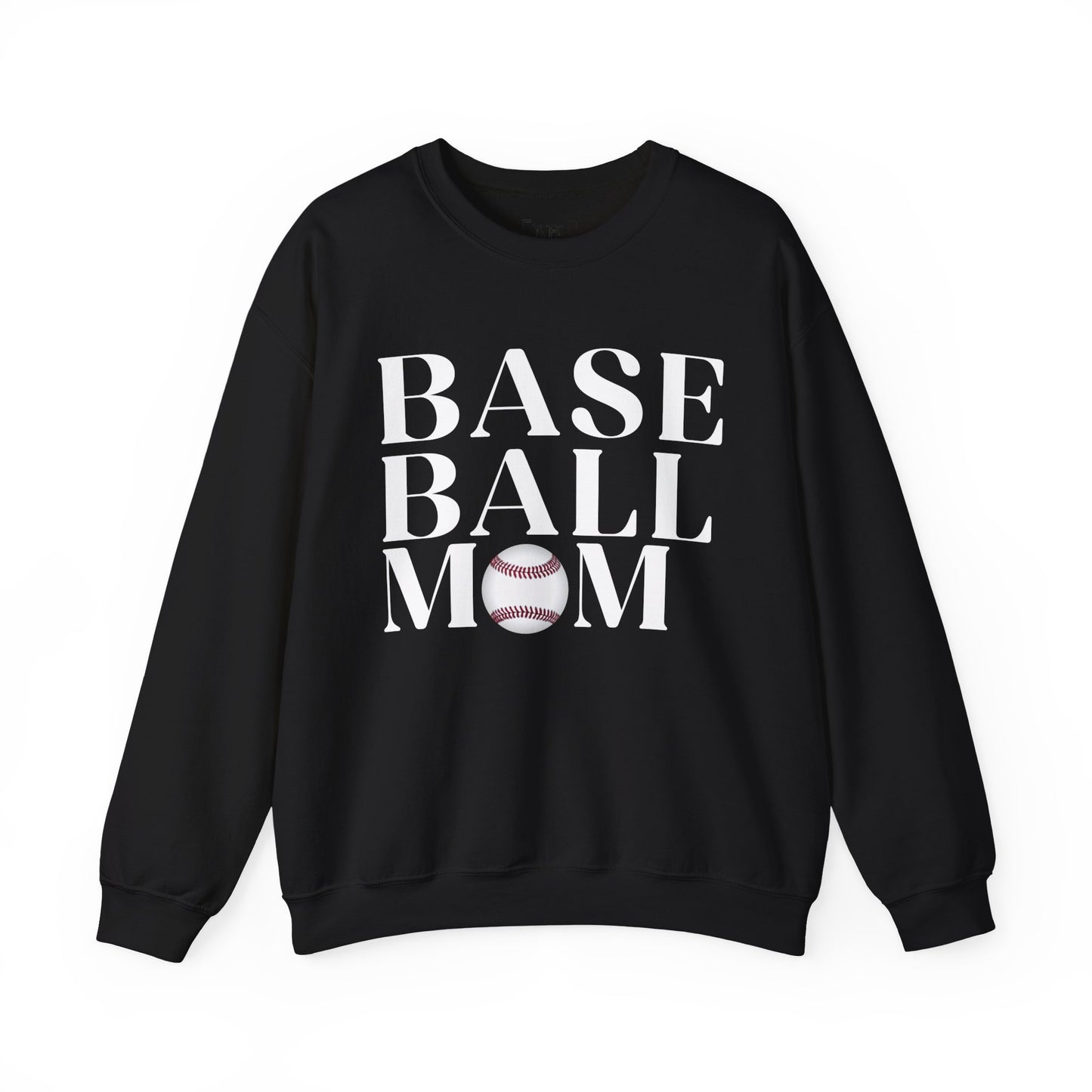 Baseball Mom Crewneck Sweatshirt - Baseball Graphic Pullover for Moms