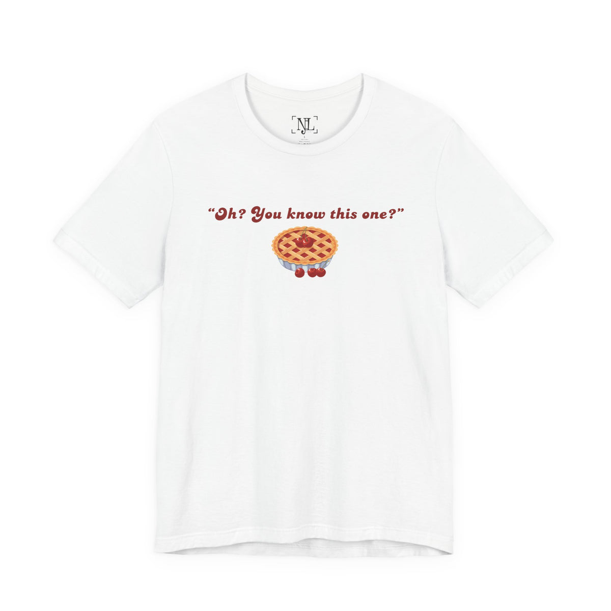"Oh? You know this one?" Cherry Pie - Hockey Romance Inspired Tee