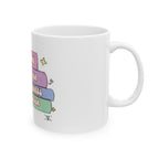 Book Lover Mug — “Just One More Chapter Unless There’s a Cliffhanger” Ceramic Coffee Cup (11oz/15oz)