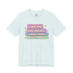 Book Lover Tee — "Just One More Chapter Unless There’s A Cliffhanger" Pastel Graphic