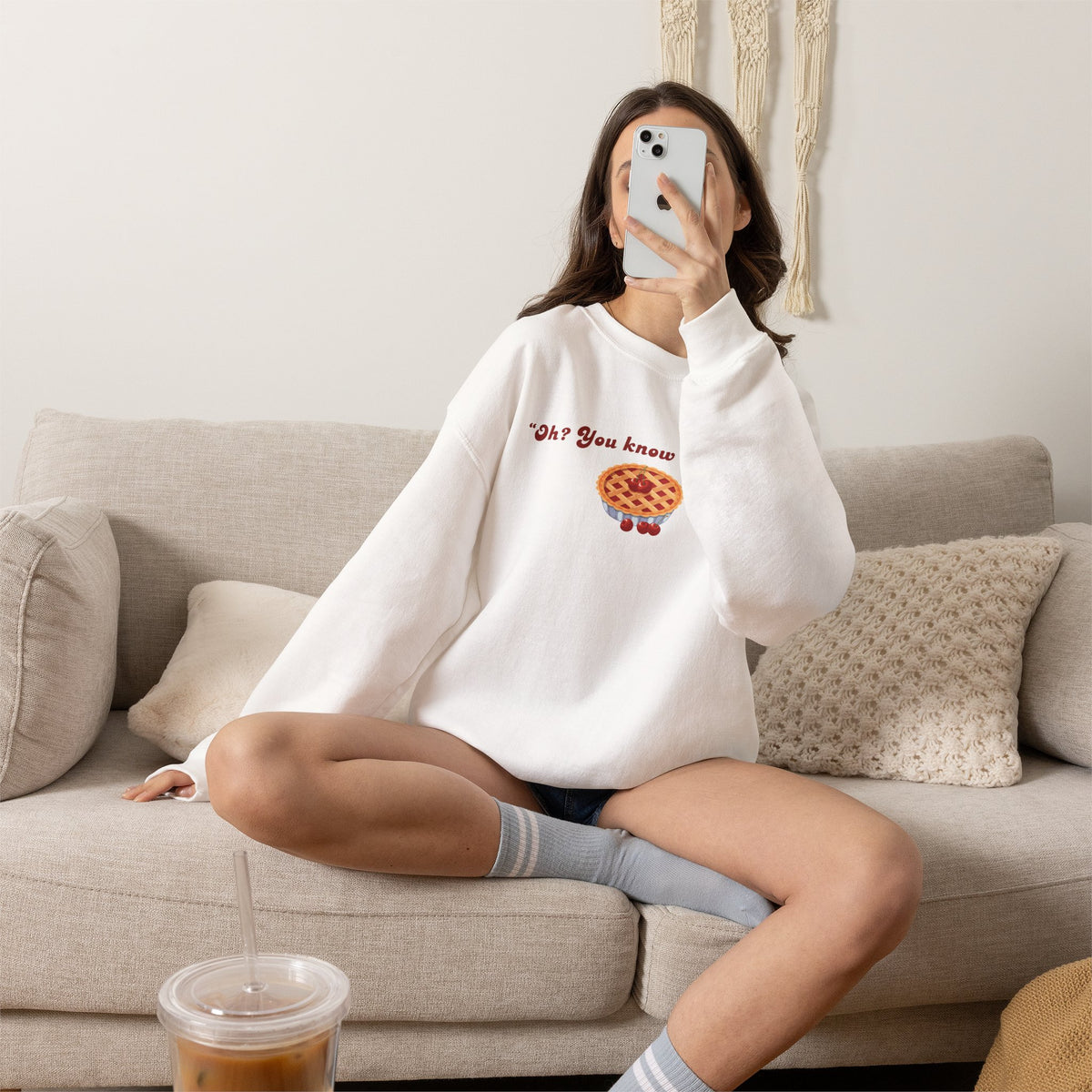 Oh? You know this one? Cherry Pie - Hockey Romance Inspired Sweatshirt