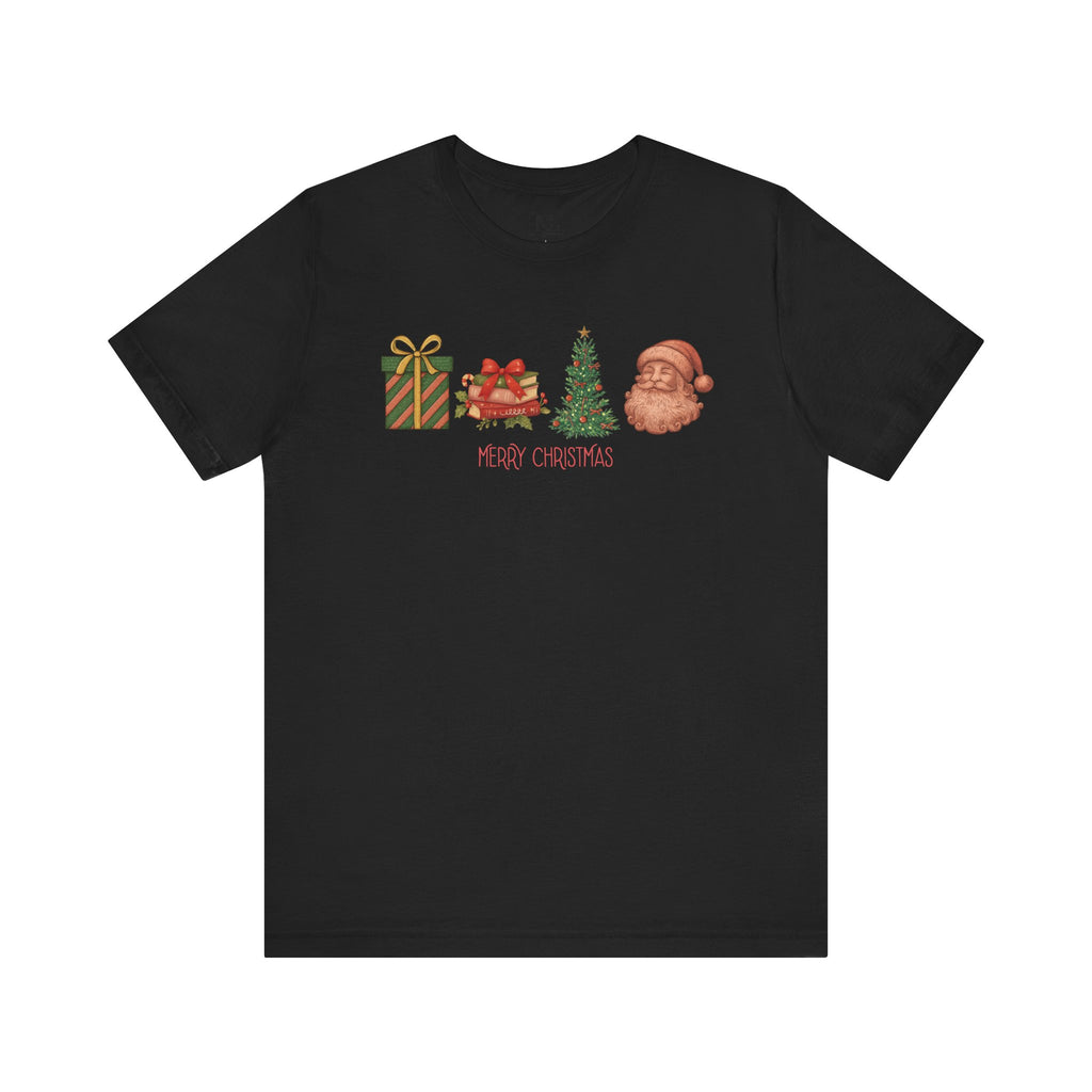 Vintage Christmas Icons - Short Sleeve Tee