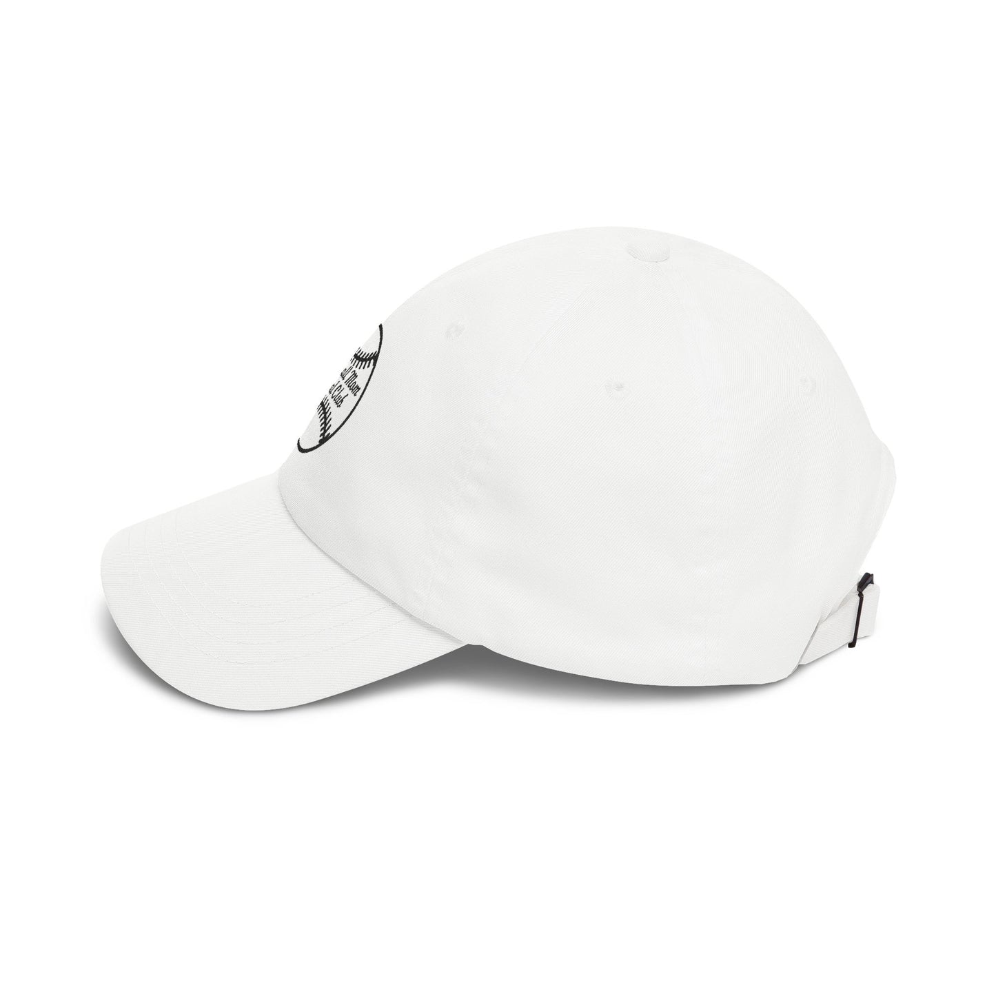 Baseball Mom Social Club - Dad Cap Black Embroidered