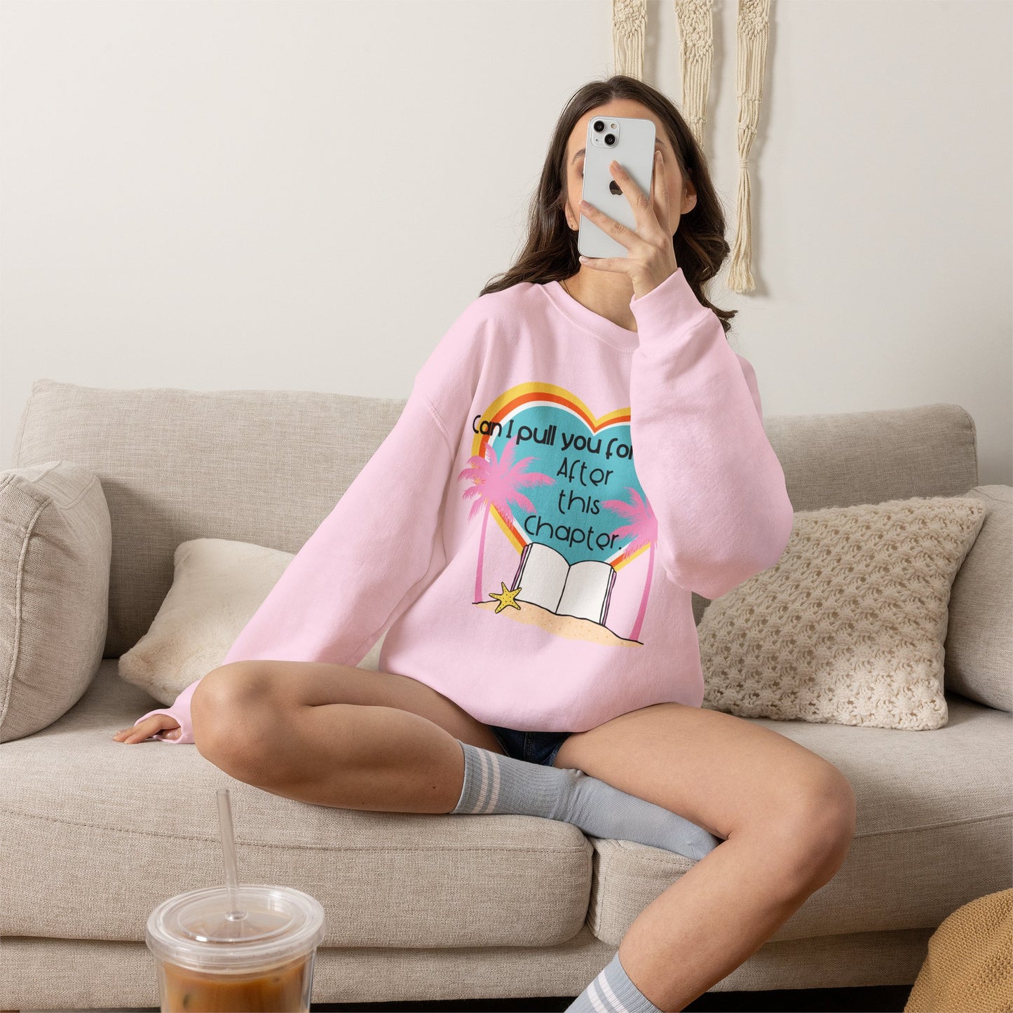 Can I Pull You for a Chat? - Bookish Villa Inspired Crewneck Sweatshirt