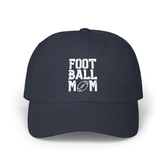 Football Mom  — Hat (White Text)