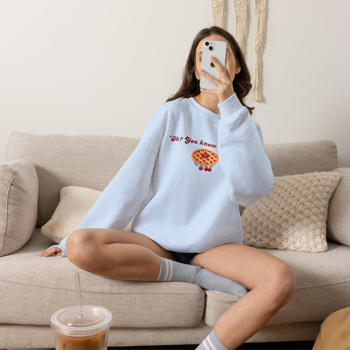 Oh? You know this one? Cherry Pie - Hockey Romance Inspired Sweatshirt
