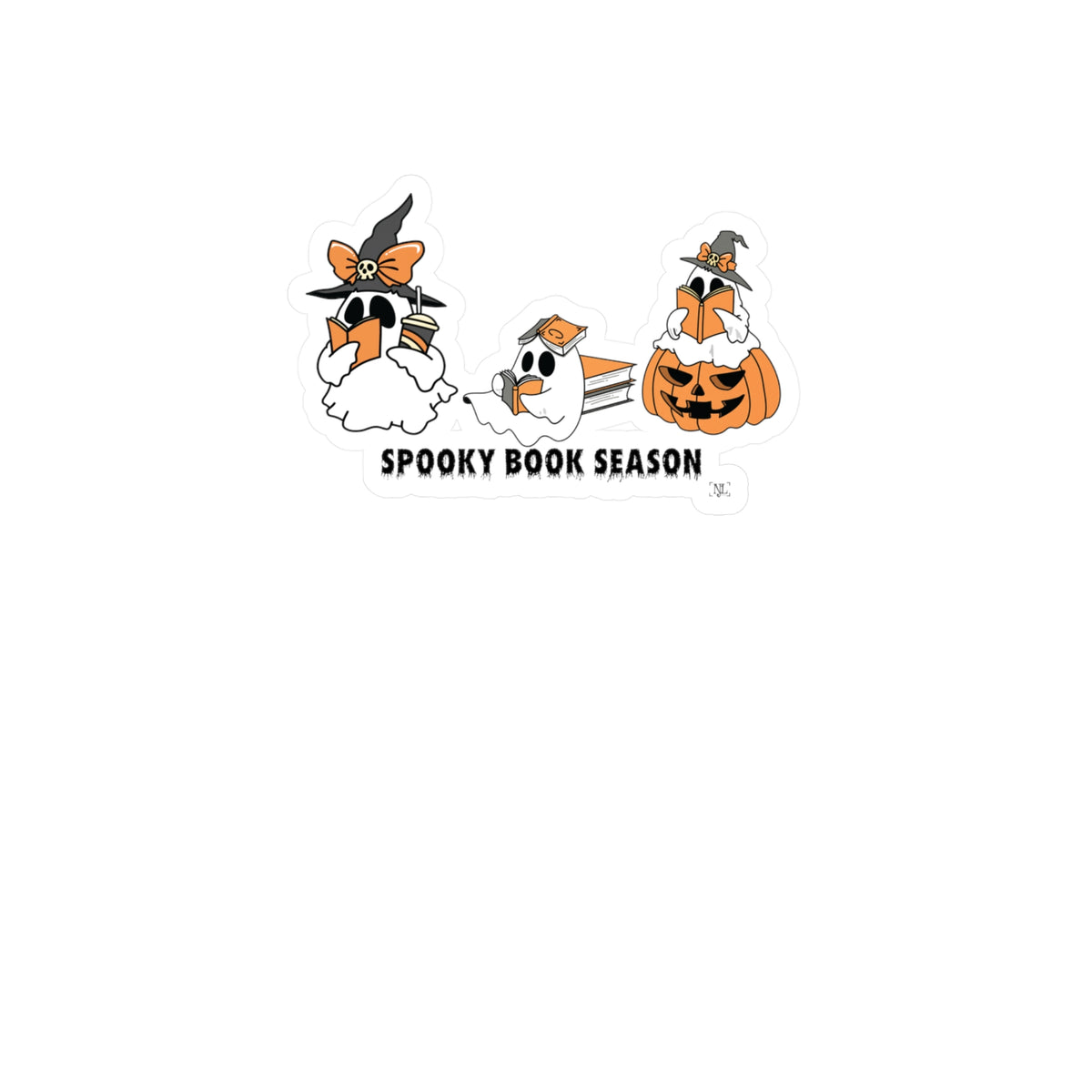 Spooky Book Season Vinyl Decals