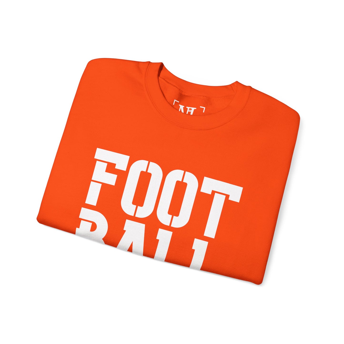 Football Mom Crewneck Sweatshirt (White Text)