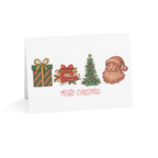 Vintage Christmas Icons Greeting Cards - (Pack of 1, 10, 30, 50)
