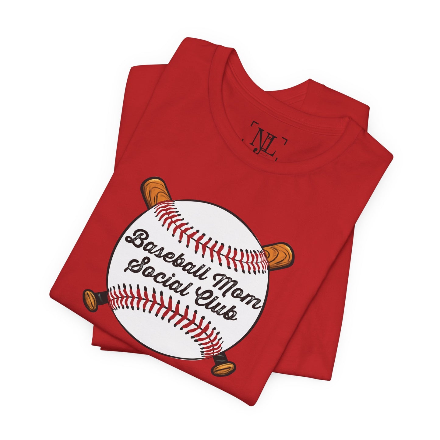 Baseball Mom Social Club Tee — Women’s Baseball Mom T-Shirt