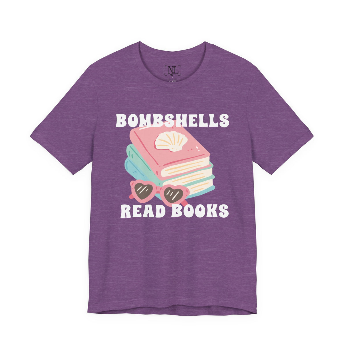 Bombshells Read Books - Bookish Villa Inspired Tee (White Text)