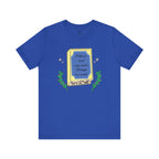 Book Lover's Short Sleeve Tee — “I like to read very much. Perhaps too much.” Graphic