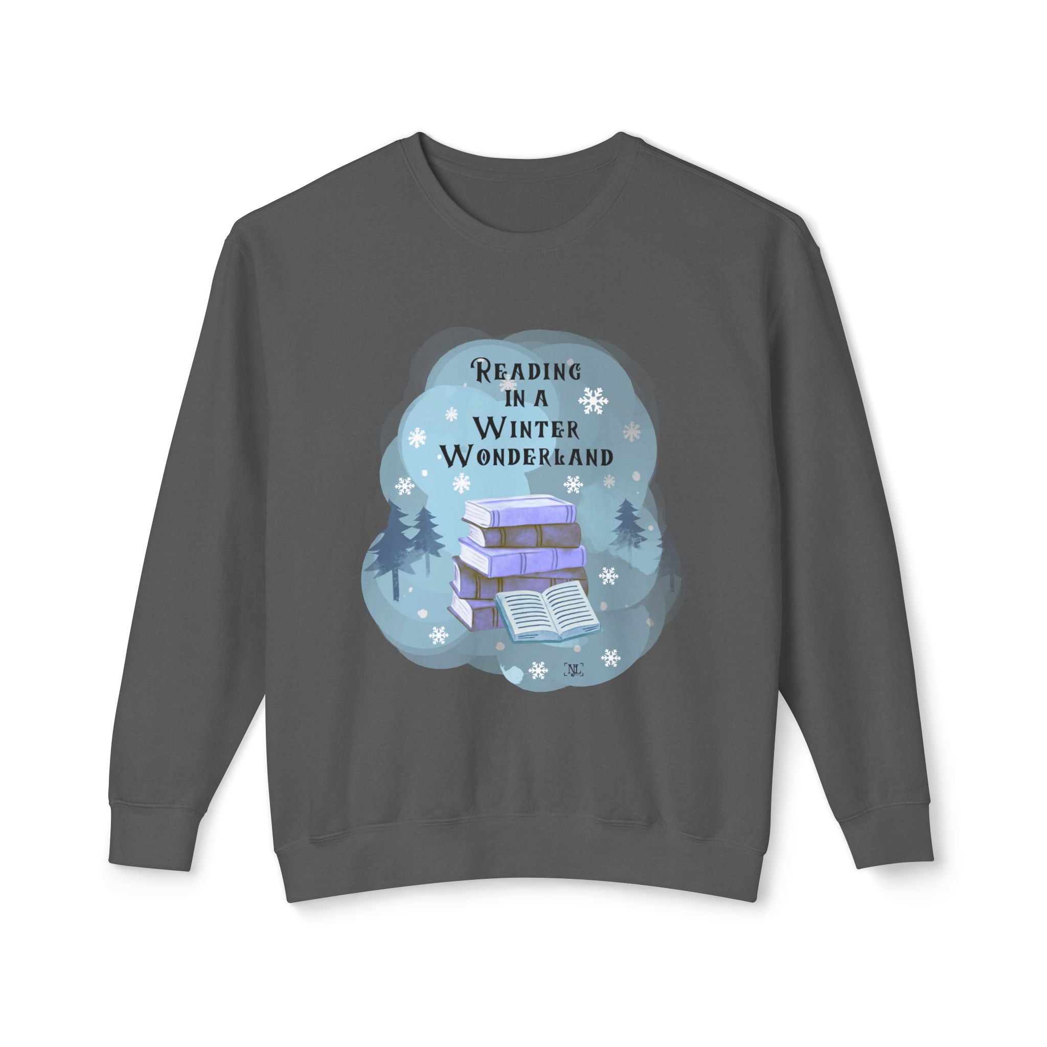 Reading in a Winter Wonderland Crewneck Sweatshirt