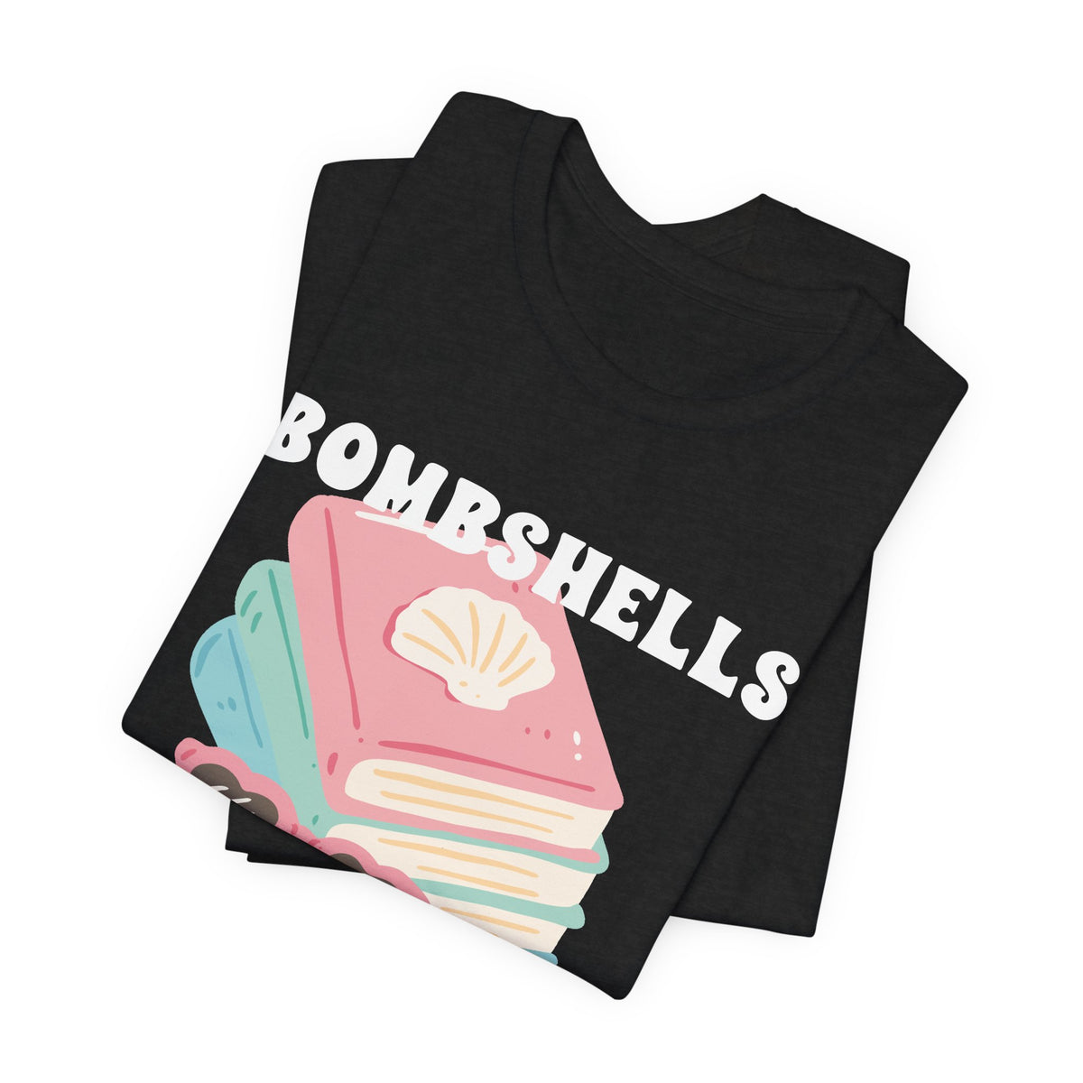 Bombshells Read Books - Bookish Villa Inspired Tee (White Text)