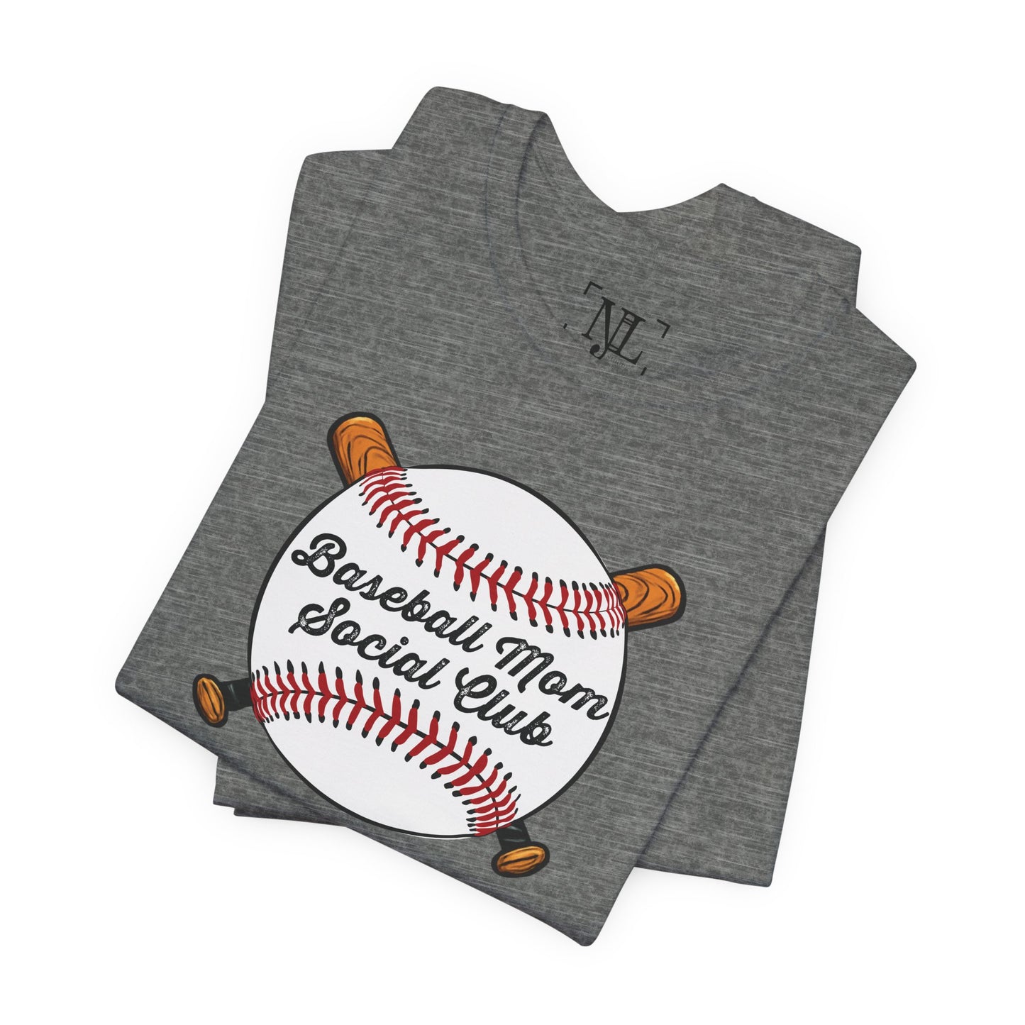 Baseball Mom Social Club Tee — Women’s Baseball Mom T-Shirt