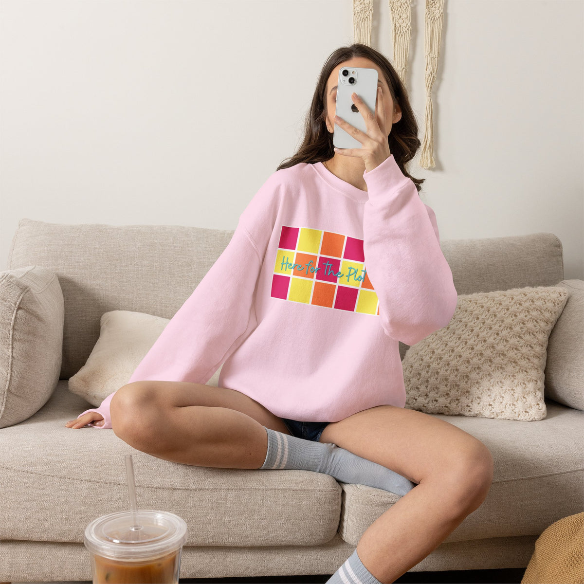 Here for the Plot Twist - Bookish Villa Inspired Sweatshirt