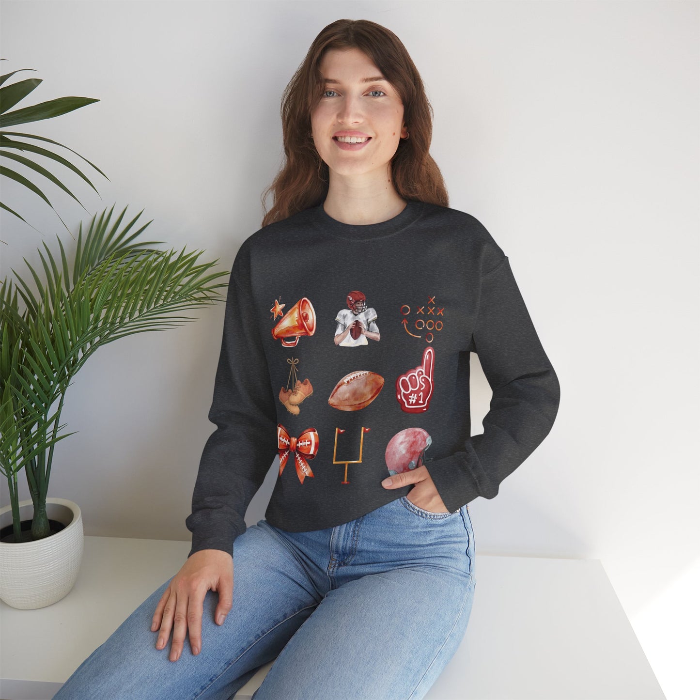 Vintage Football Icons - Graphic Sweatshirt