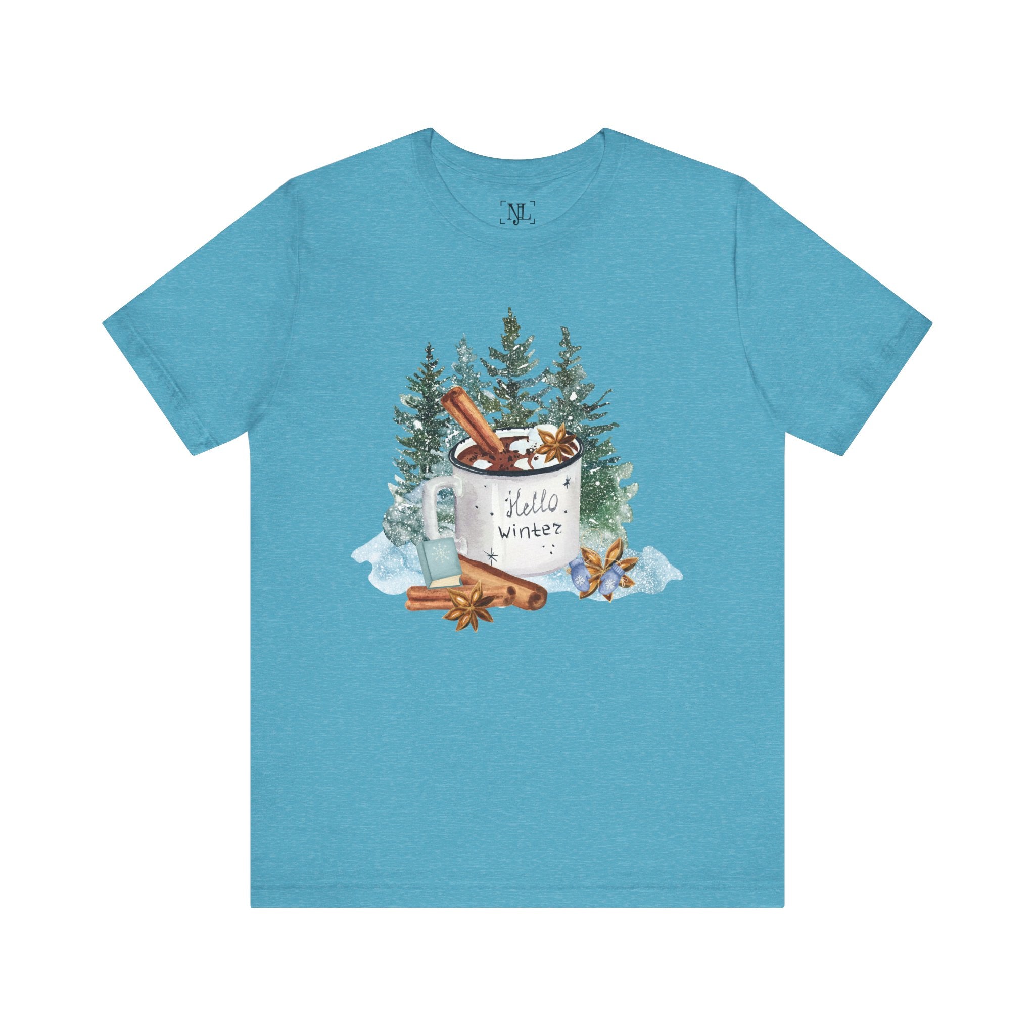 Hello Winter Mug Short Sleeve Tee