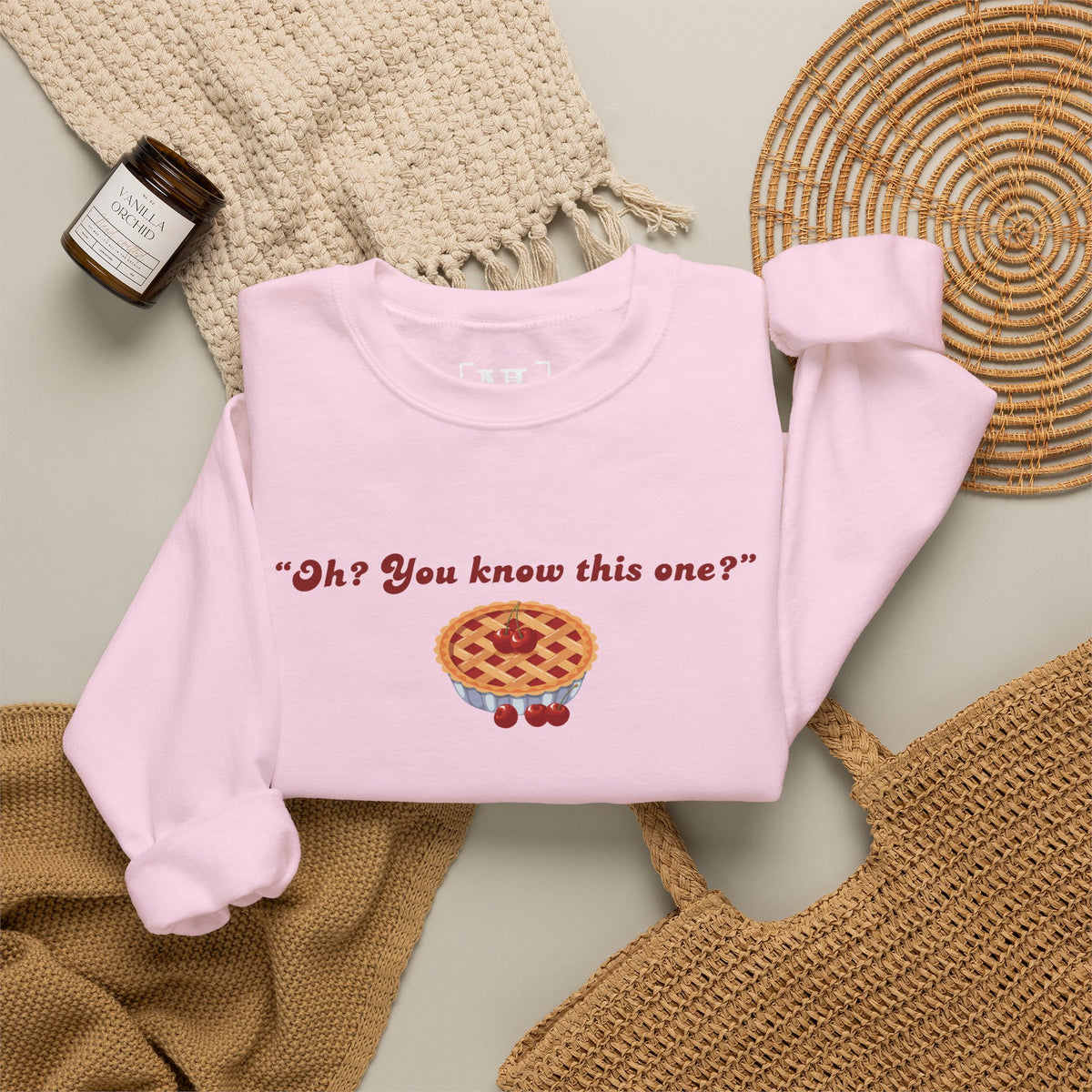 Oh? You know this one? Cherry Pie - Hockey Romance Inspired Sweatshirt