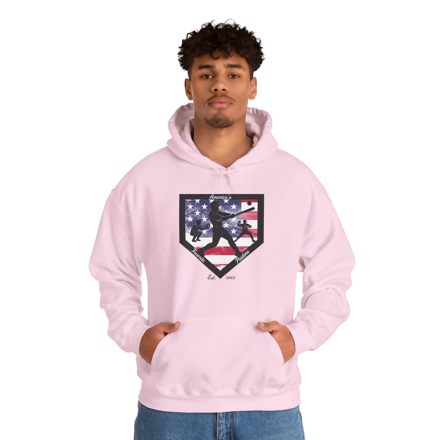 Baseball Home Plate Hoodie – America's Favorite Pastime Design