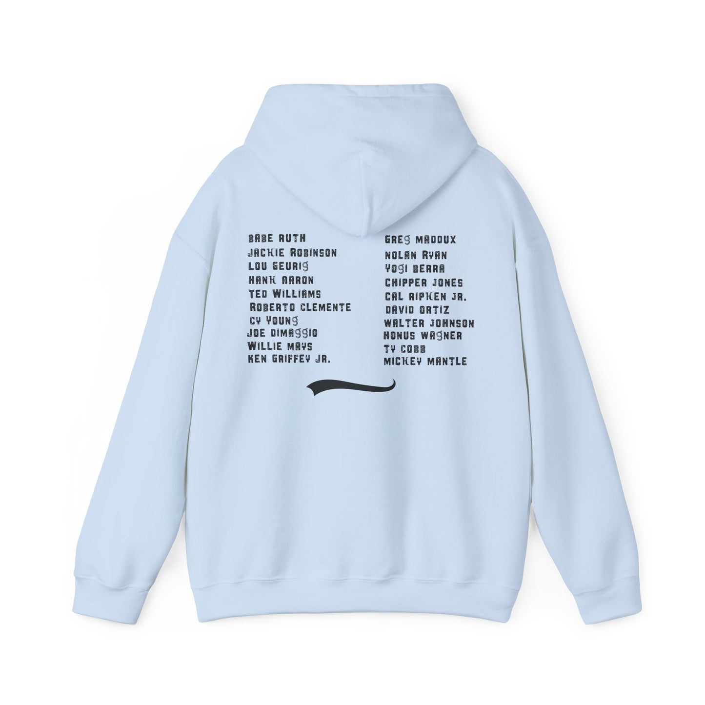 Baseball Tribute Hoodie — "Heroes Get Remembered, Legends Never Die" Hoodie