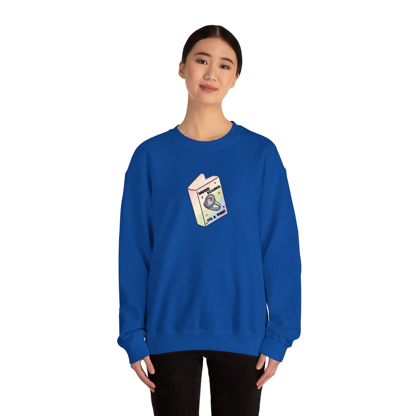 Mood Reader It's a Vibe - Cozy Heavyweight Bookish Crewneck Sweatshirt