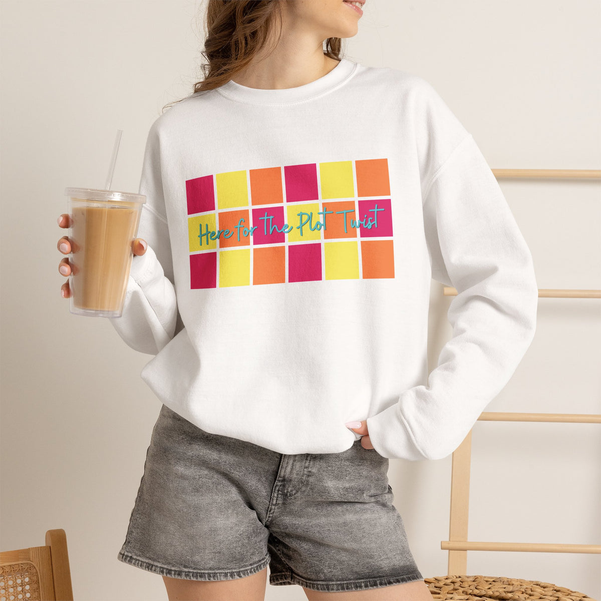 Here for the Plot Twist - Bookish Villa Inspired Sweatshirt