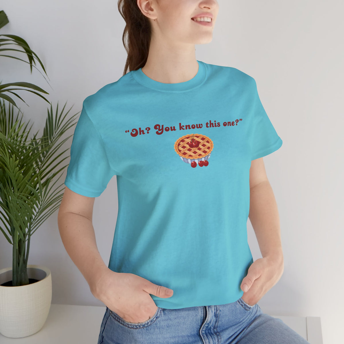 "Oh? You know this one?" Cherry Pie - Hockey Romance Inspired Tee