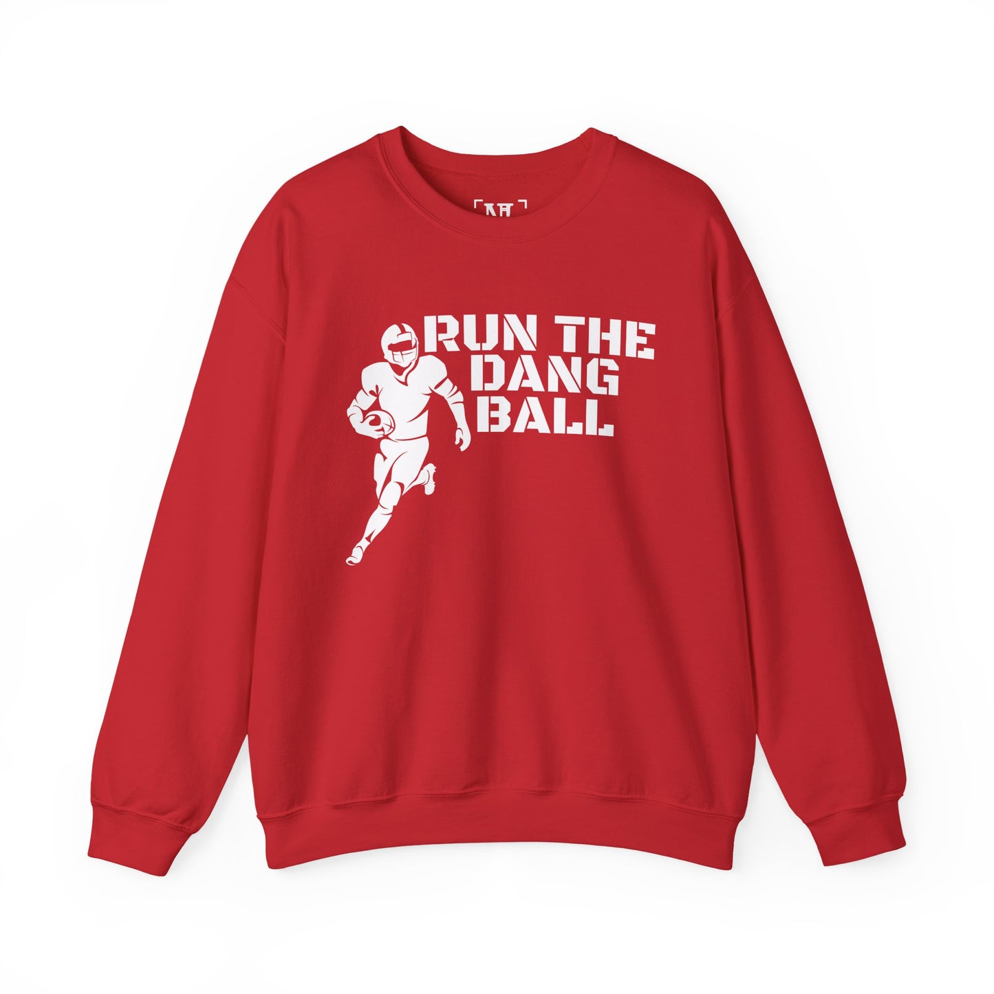Football 'Run the Dang Ball' Crewneck Sweatshirt (White Text)