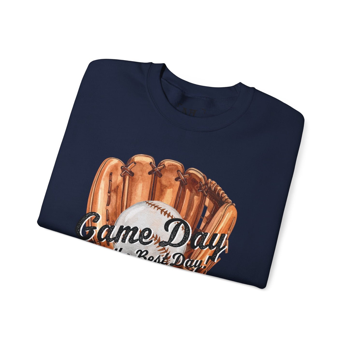 Game Day Baseball Sweatshirt — "Game Day is the Best Day" Crewneck