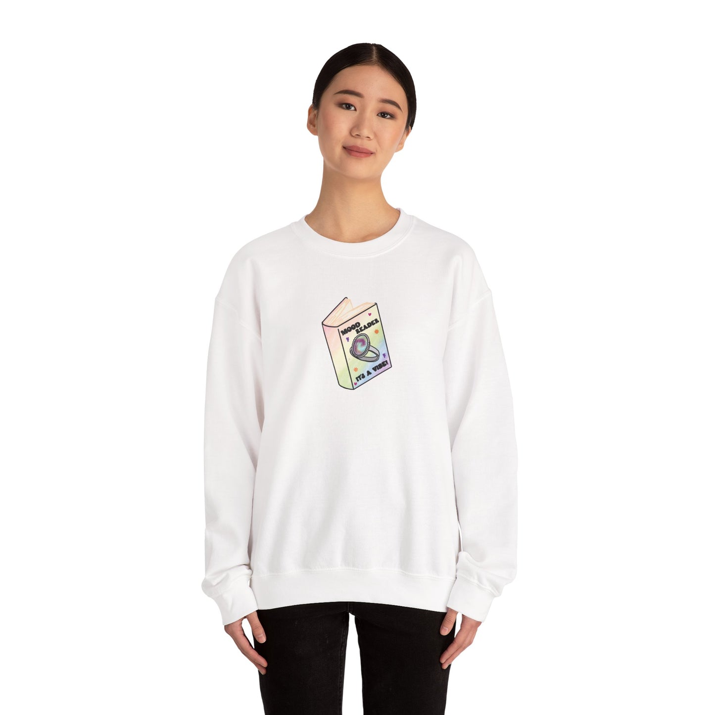 Mood Reader It's a Vibe - Cozy Heavyweight Bookish Crewneck Sweatshirt