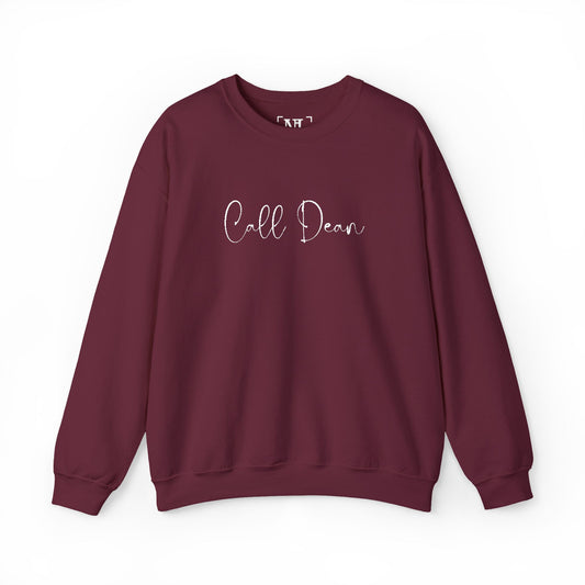 Call Dean - Hockey Romance Inspired Embroidered Sweatshirt