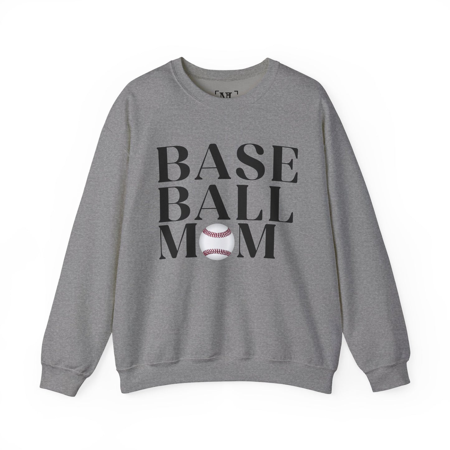 Baseball Mom Crewneck Sweatshirt - Baseball Graphic Pullover for Moms