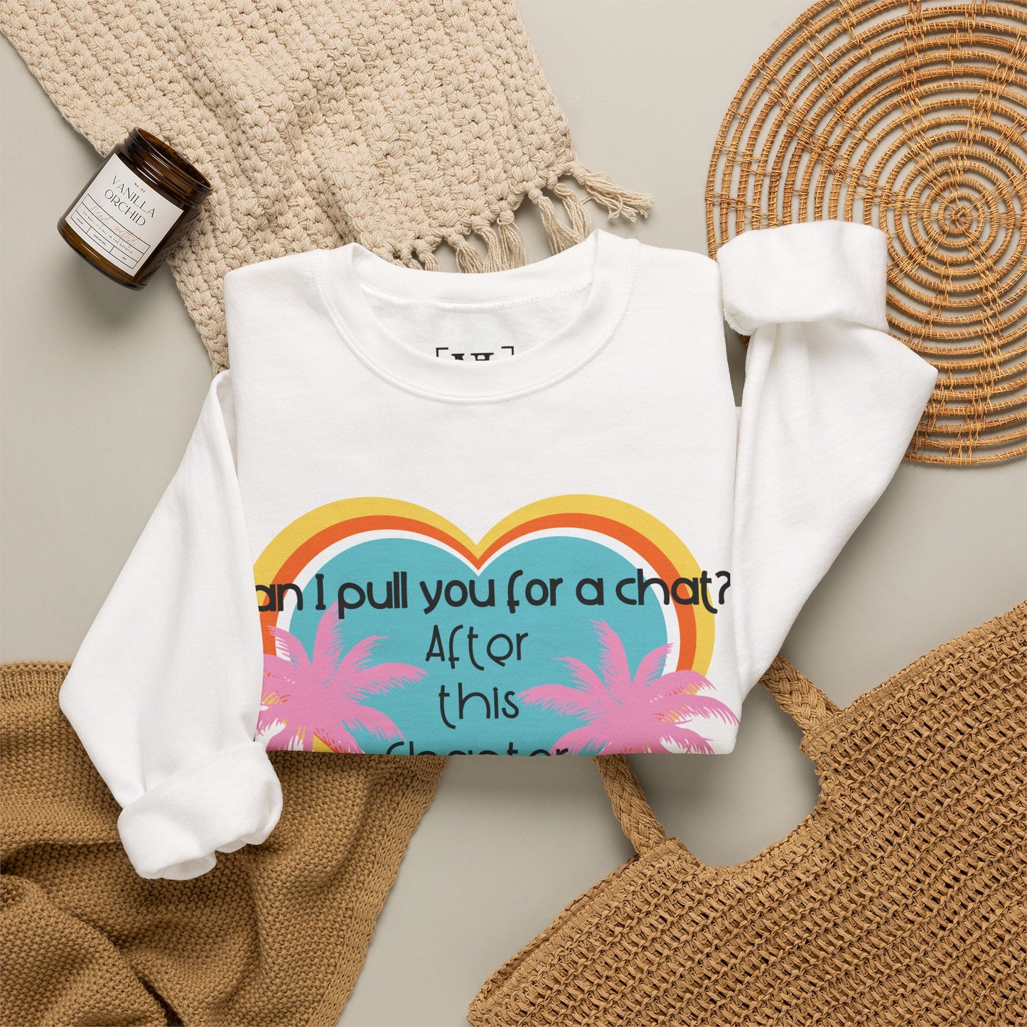 Can I Pull You for a Chat? - Bookish Villa Inspired Crewneck Sweatshirt