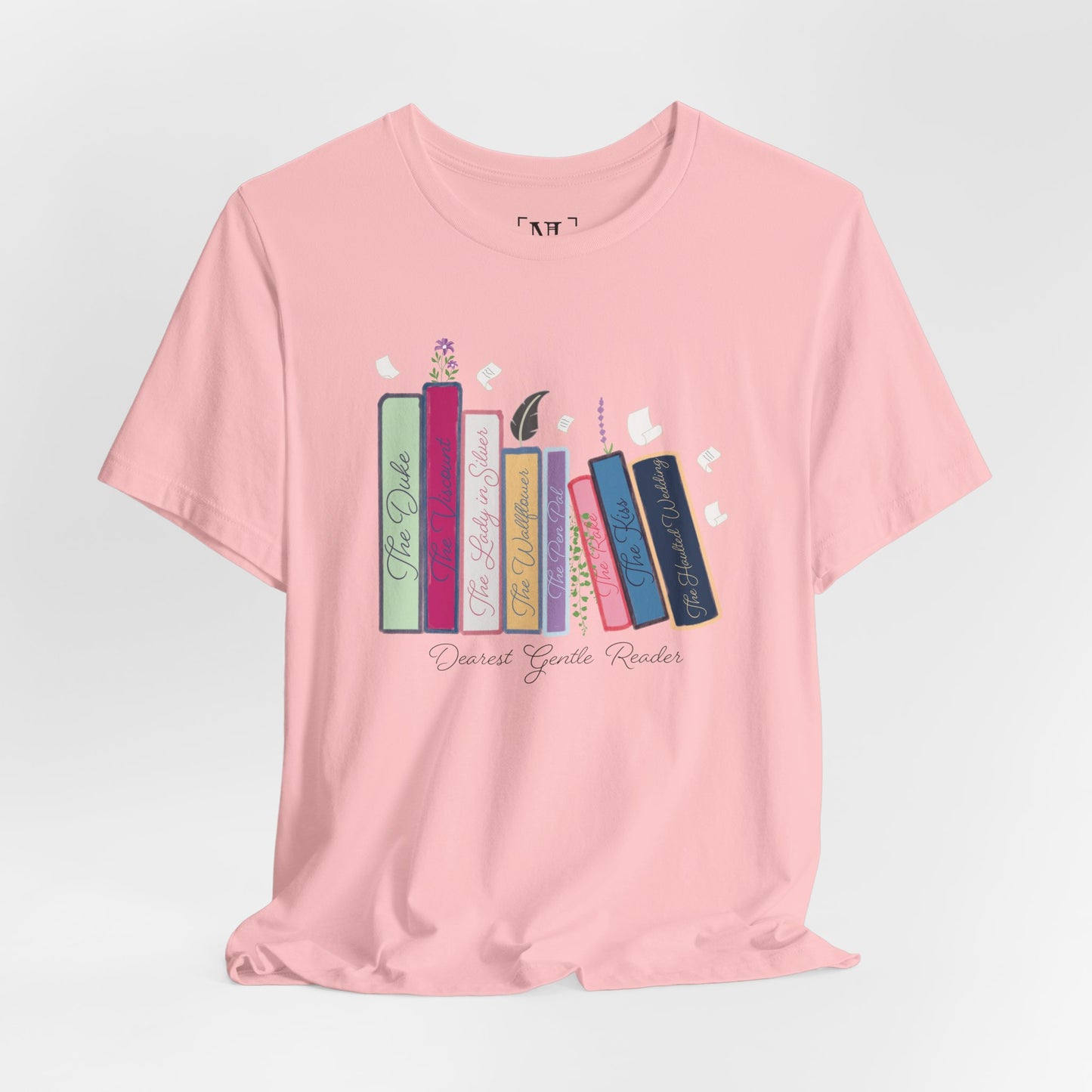 Dearest Gentle Reader Book Stack - Regency Romance Inspired Tee