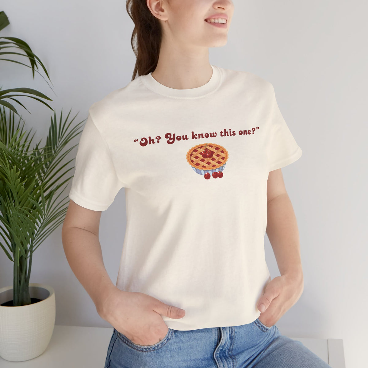 "Oh? You know this one?" Cherry Pie - Hockey Romance Inspired Tee