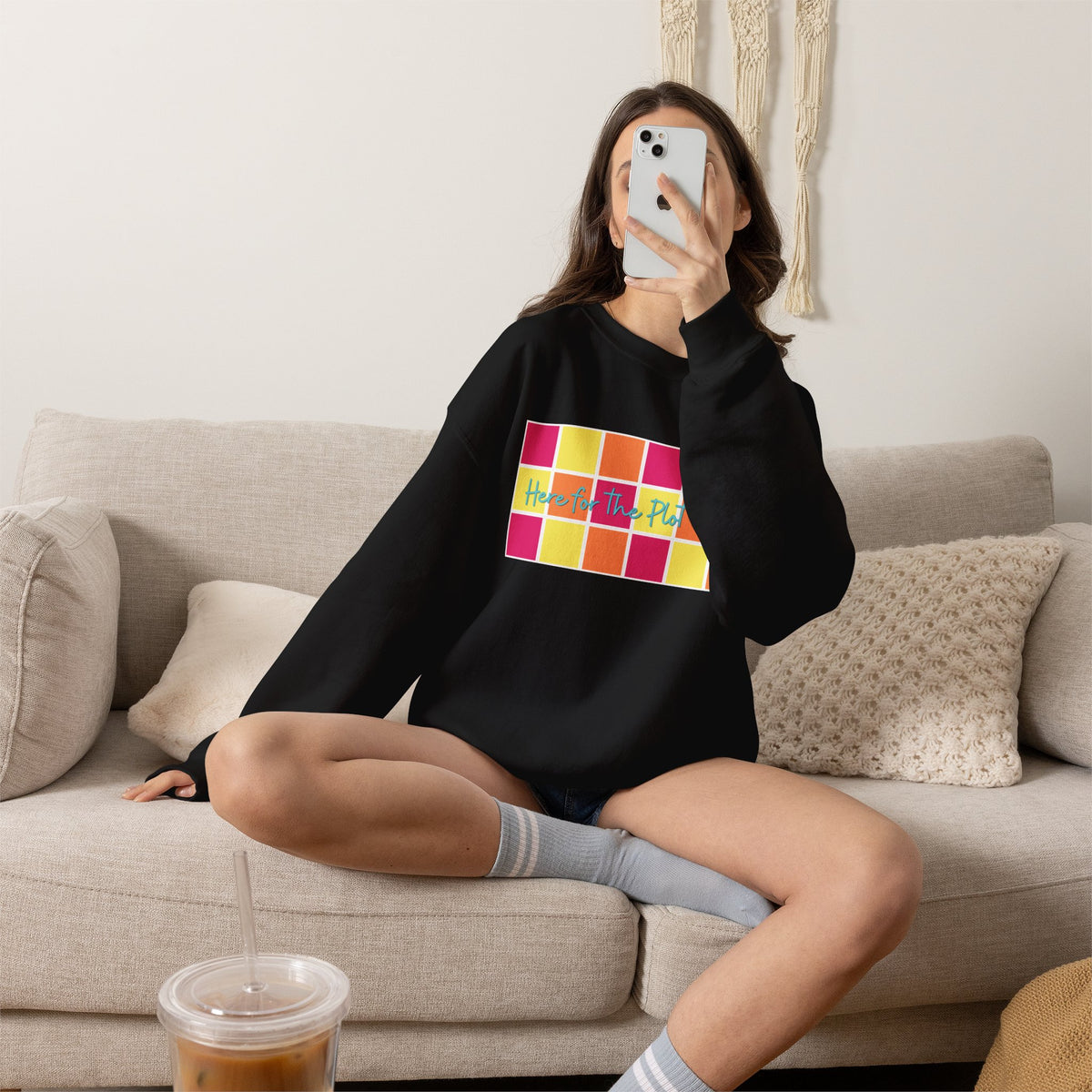 Here for the Plot Twist - Bookish Villa Inspired Sweatshirt