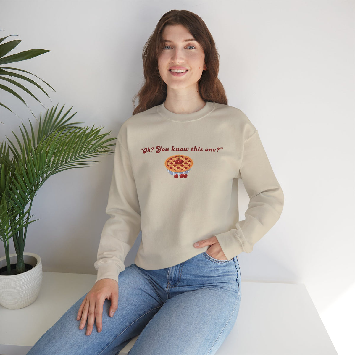 Oh? You know this one? Cherry Pie - Hockey Romance Inspired Sweatshirt