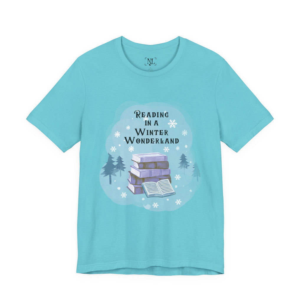 Reading in a Winter Wonderland Short Sleeve Tee