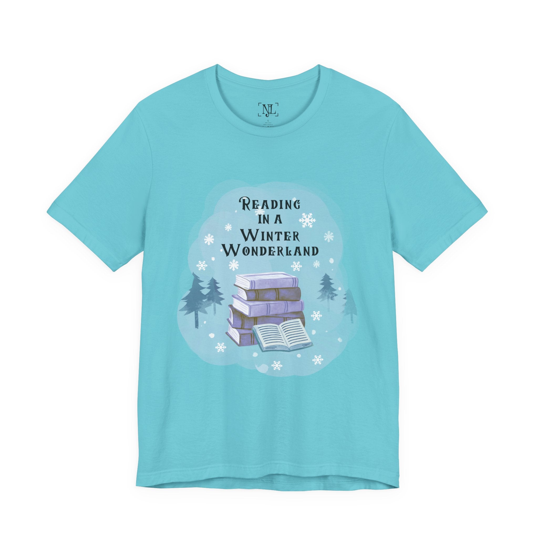 Reading in a Winter Wonderland Short Sleeve Tee