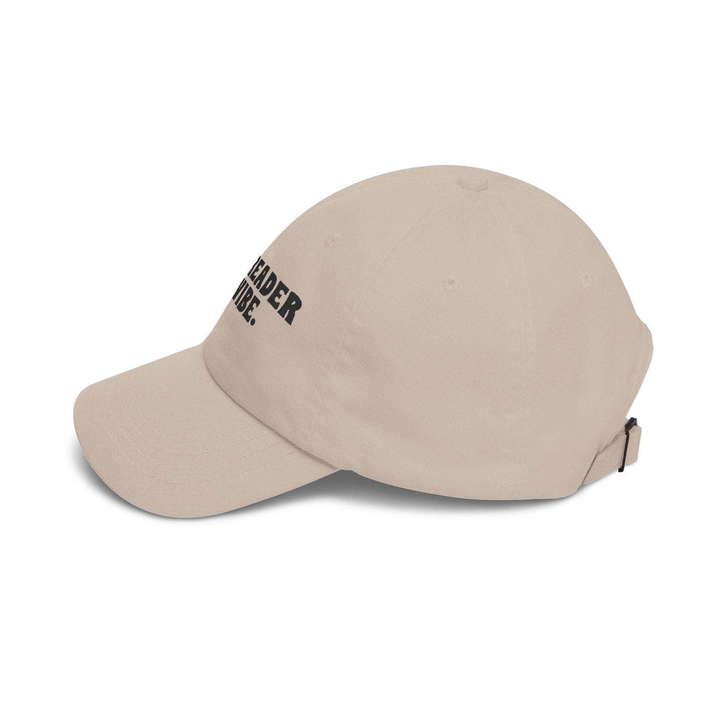 "Mood Reader It's a Vibe"- Embroidered Literary Dad Cap (Black Text)