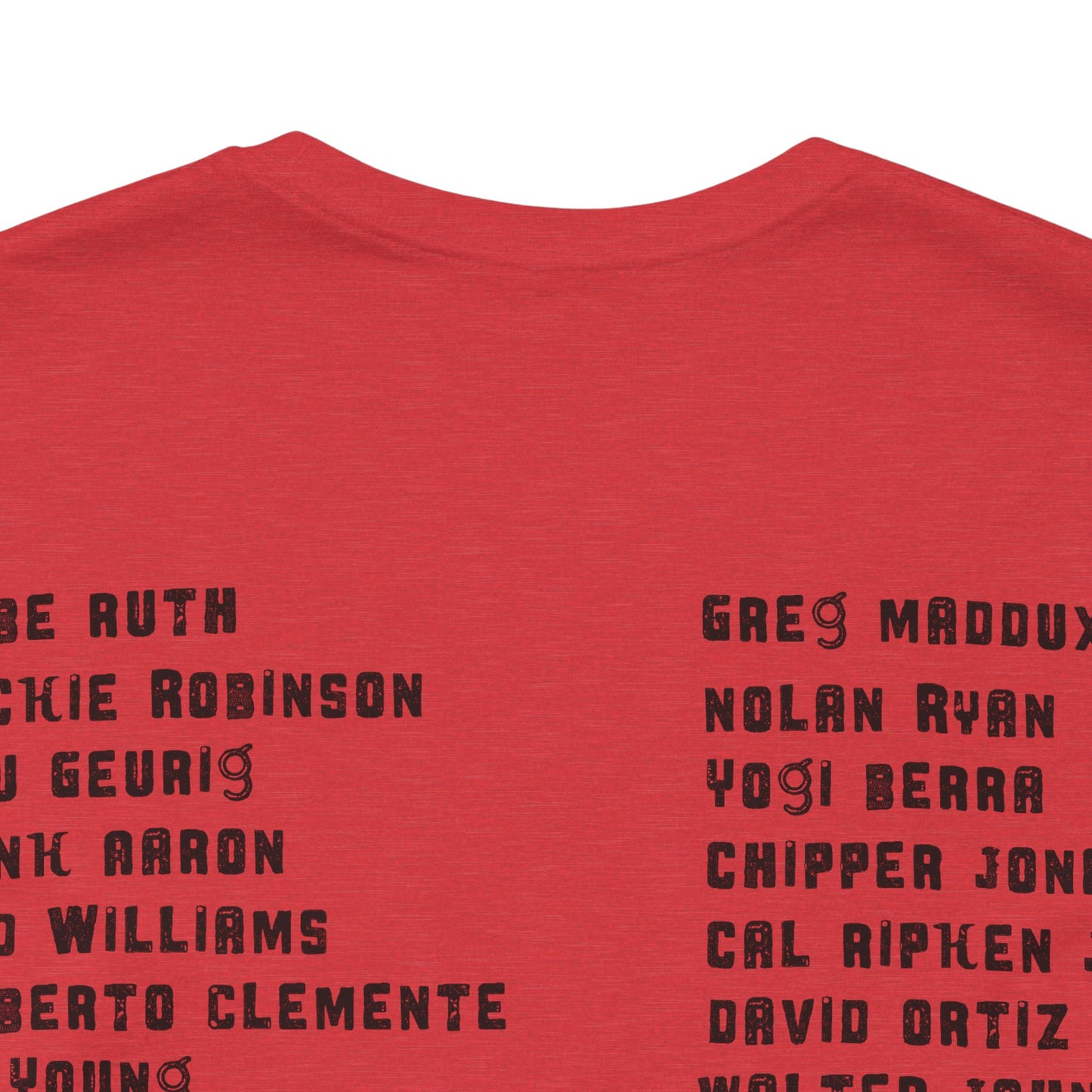 Baseball Tribute Tee — "Heroes Get Remembered, Legends Never Die"