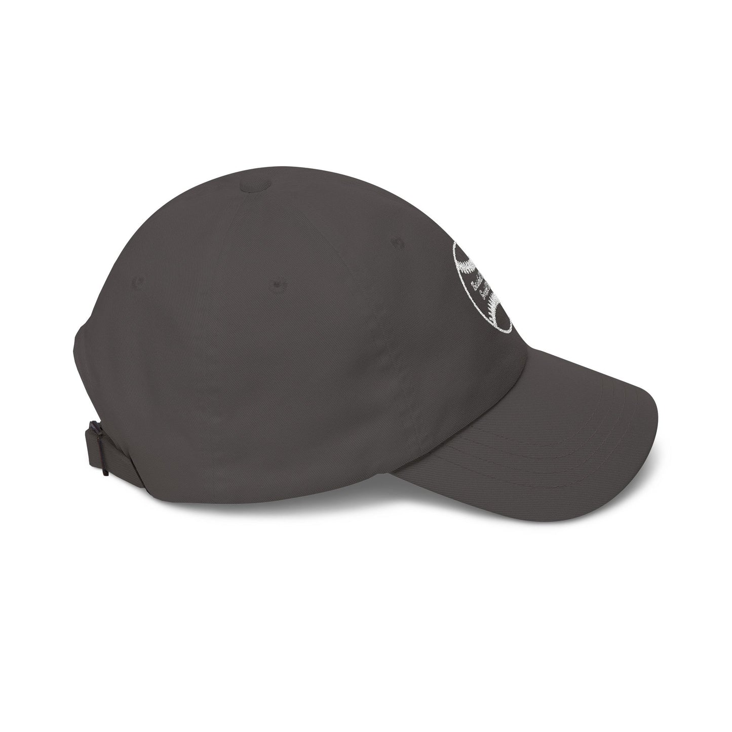 Baseball Mom Social Club - Dad Cap White Embroidered