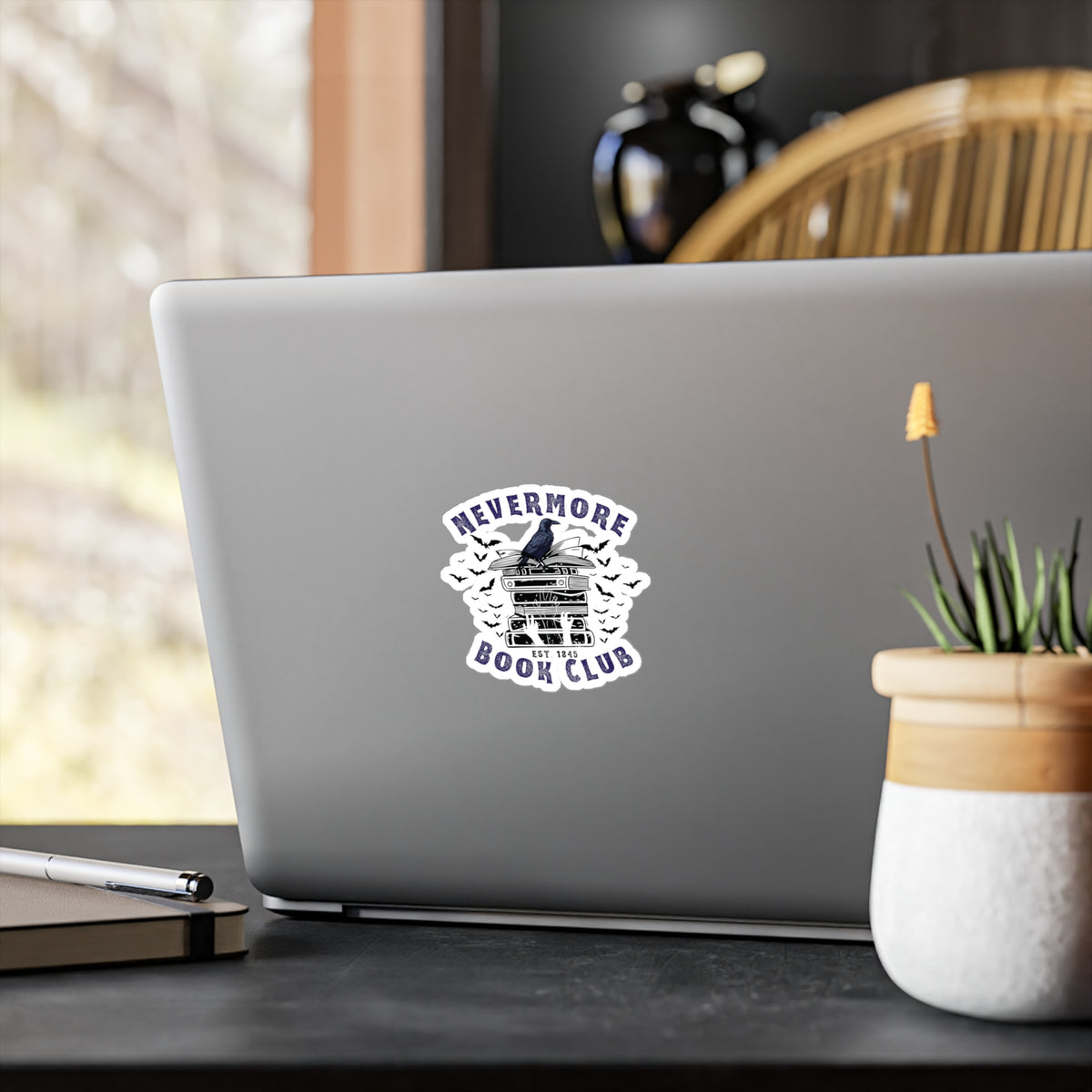 Nevermore Book Club Vinyl Decals