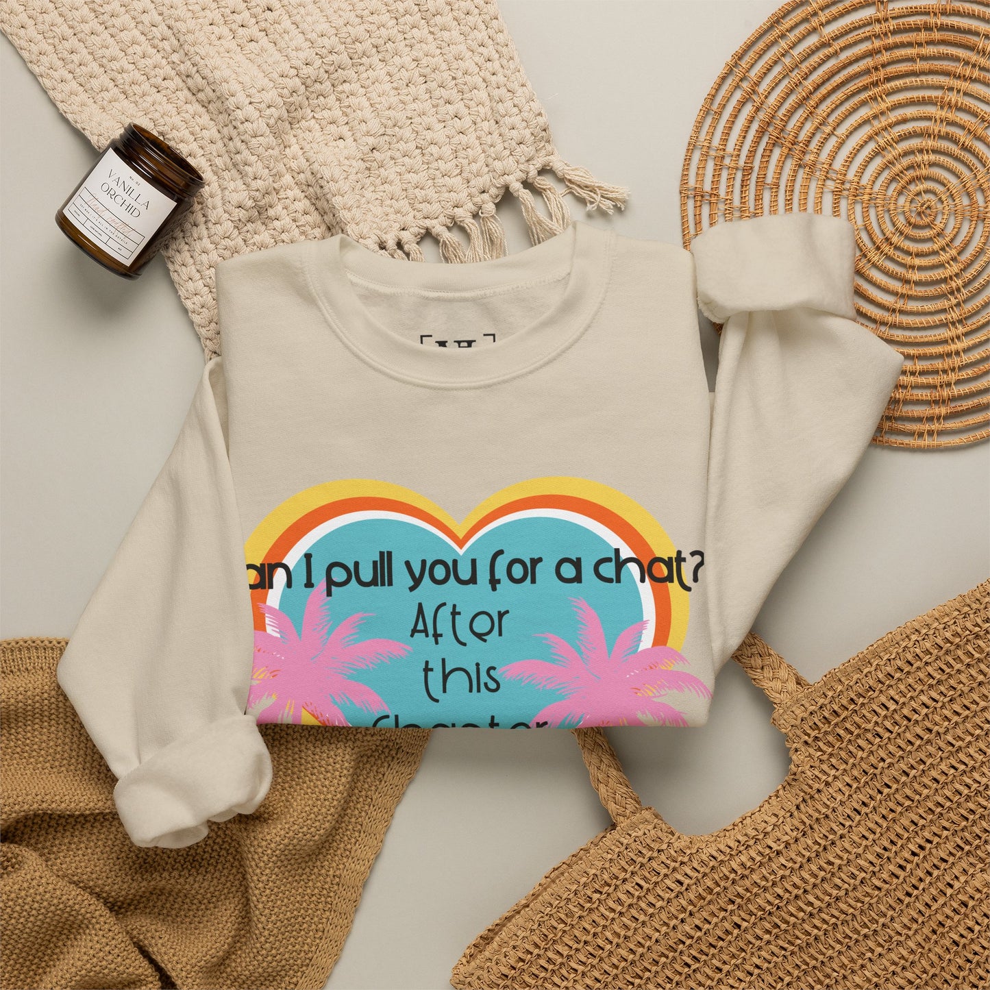 Can I Pull You for a Chat? - Bookish Villa Inspired Crewneck Sweatshirt