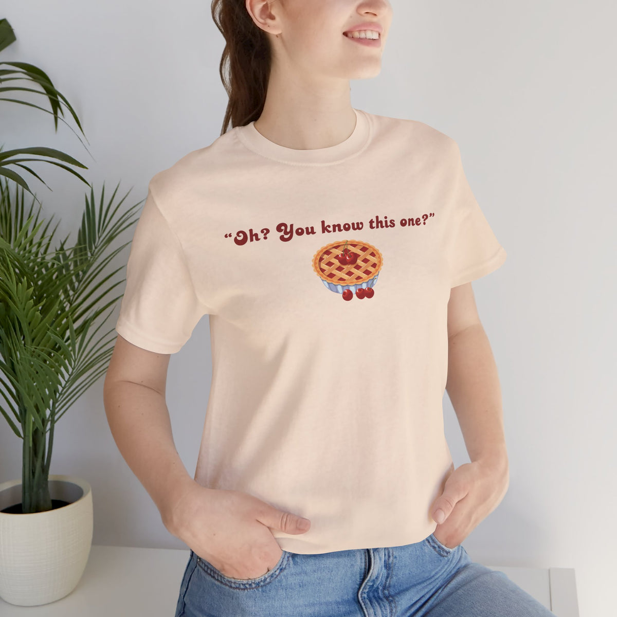 "Oh? You know this one?" Cherry Pie - Hockey Romance Inspired Tee