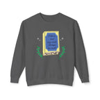 Book Lover Crewneck Sweatshirt – "I like to read very much. Perhaps too much." Graphic