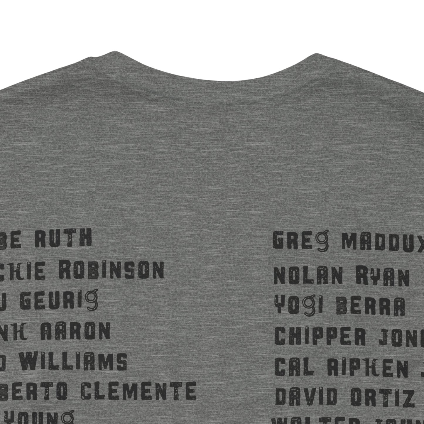 Baseball Tribute Tee — "Heroes Get Remembered, Legends Never Die"
